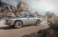 In the Californian desert with the 500 SL. In the Californian desert with the 500 SL.
